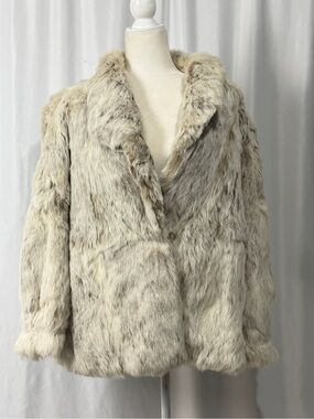Switzer’s 70s Vintage Spanish Rabbit Fur Jacket Large Mob Wife Style